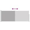 vidaXL Inf&auml;llbar sidomarkis 120 x 300 cm gr&aring;