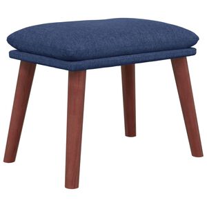 vidaXL Fotpall bl&aring; 45x29,5x35 cm tyg
