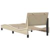 vidaXL Bed Frame without Mattress "Hanko" Cream 90x190 cm Fabric