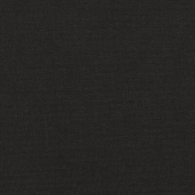 vidaXL Fotpall svart 45x29,5x35 cm tyg och konstläder