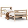 vidaXL S&auml;ngram utan madrass 100x200 cm massiv furu