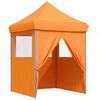 vidaXL Partyt&auml;lt Orange 200 x 200 x 306 cm Oxford Tyg