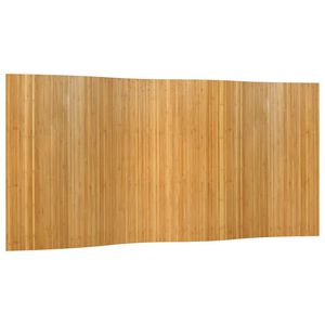 vidaXL Rumsavdelare naturlig bredd 400 cm h&ouml;jd 165 cm bambu
