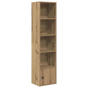 vidaXL Bokhylla artisan ek 31x24x127 cm konstruerat tr&auml;