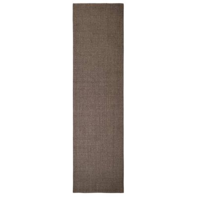 vidaXL Sisalmatta för klösstolpe brun 66x250 cm