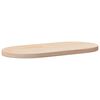 vidaXL Bordsskiva 90x45x2,5 cm massivt tr&auml; furu oval
