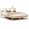 vidaXL S&auml;ngram utan madrass 150x200 cm massiv furu