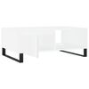 vidaXL Soffbord vit 90x60x35 cm konstruerat tr&auml;