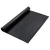 vidaXL Golvmatta Svart 1,2 x 5 m Gummi