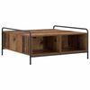 vidaXL Kaffeebord Gammalt tr&auml; 90 x 90 x 41 cm Konstruerat tr&auml;