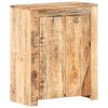 vidaXL Sk&auml;nk 59x33x75 cm grovt mangotr&auml;