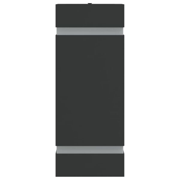 vidaXL Utomhusv&auml;gglampor 2 st svart rostfritt st&aring;l