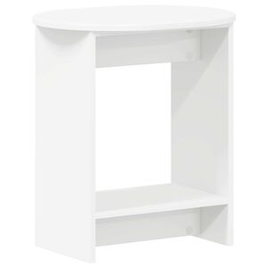 vidaXL Sidobord Vit 50 x 39,5 x 55 cm Konstruerat tr&auml;