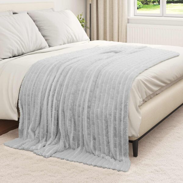 vidaXL Filtar 6 pcs Gr&aring; 200 x 150 cm Fleece
