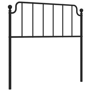 vidaXL Ers&auml;ttningsgavel metall svart 100 cm