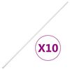 vidaXL Kabelkanal 10x10 mm 10 m PVC
