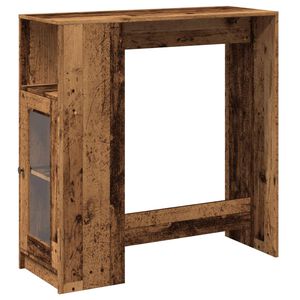 vidaXL Barbord med st&auml;ll &aring;ldrat tr&auml; 101x40x103,5 cm konstruerat tr&auml;