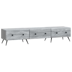 vidaXL TV-sk&aring;p Gr&aring; sonoma-ek 147 x 34,5 x 30 cm Konstruerat tr&auml;