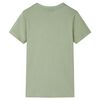 T-shirt för barn ljus khaki 128