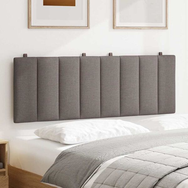 vidaXL Headboard Cushion "Hanko" Taupe 120 cm Fabric