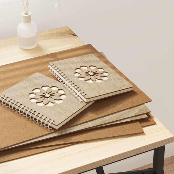 vidaXL Dekorpaneler 50 pcs Sonoma-ek 30 x 42 x 0.27 cm Konstruerat tr&auml;