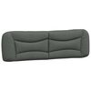 vidaXL Headboard Cushion "Hvar" Dark Grey 183 cm Fabric