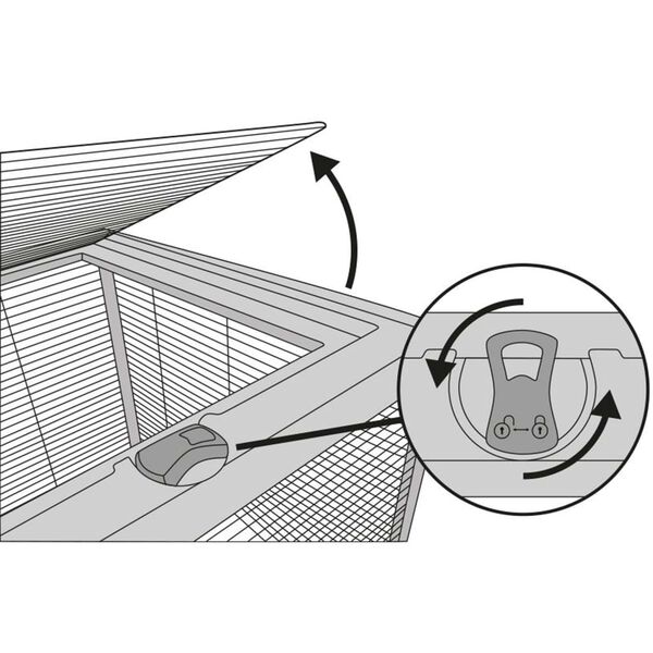 FLAMINGO Liten djurbur Elsa L 77x47x60cm