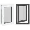vidaXL K&auml;llarf&ouml;nster RISOR 60 x 90 cm PVC och glas Antracit