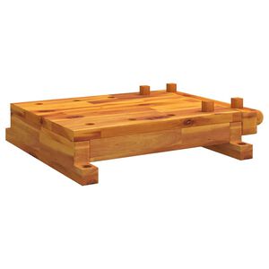 vidaXL Hyvelb&auml;nk med skruvstycke 52x44x9,5 cm massivt akaciatr&auml;