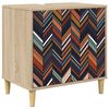 vidaXL Badrumssk&aring;p OMMEN Sonoma-ek 60 x 40 x 60 cm Konstruerat tr&auml;