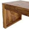 vidaXL TV-b&auml;nk i eroderad teak 120x35x35 cm