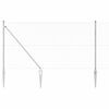 vidaXL St&auml;ngselstolpe Silver 10 x 1,2 m (13 mm n&auml;t) St&aring;l