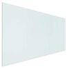 vidaXL Glas eldstad platta Transparent 120 x 60 cm Glas