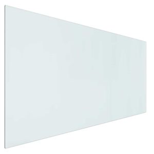 vidaXL Glas eldstad platta Transparent 120 x 60 cm Glas