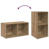 vidaXL TV-b&auml;nkset 2 pcs Artisan Ek 72 x 35 x 36,5 cm Konstruerat tr&auml;