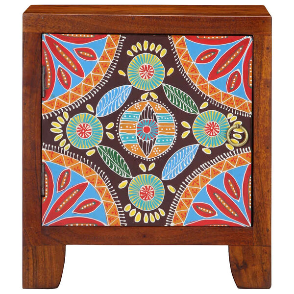 vidaXL S&auml;ngbord 2 st 40x30x45 cm massivt tr&auml; akacia