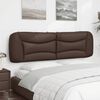 vidaXL Headboard Cushion "Hvar" Brown 180 cm Faux Leather