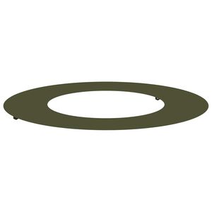 vidaXL Tr&auml; ring Olivgr&ouml;n &Oslash;40 / 70 cm Kallvalsat st&aring;l