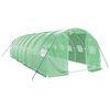 vidaXL V&auml;xthus med st&aring;lram gr&ouml;n 24 m&sup2; 8x3x2 m
