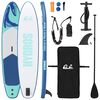vidaXL Uppbl&aring;sbar Stand Up Paddle Board HYDROS 335 x 76 x 15 cm Turkos