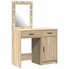vidaXL Smyckebord 2 pcs Brun 50 x 41 x 135 cm Konstruerat tr&auml;