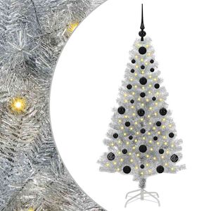 vidaXL Julgran Silver 120 cm PET