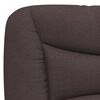 vidaXL Headboard Cushion "Hvar" Dark Brown 100 cm Fabric