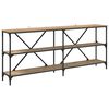 vidaXL Konsolbord Artisan Ek 180 x 30 x 75 cm Konstruerat tr&auml;
