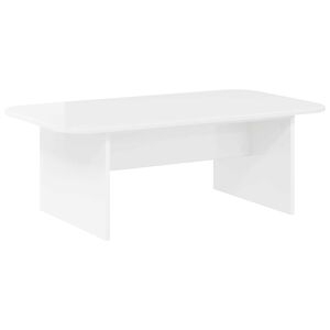 vidaXL Kaffeebord H&ouml;gblanka vita 93 x 53 x 33 cm Konstruerat tr&auml;