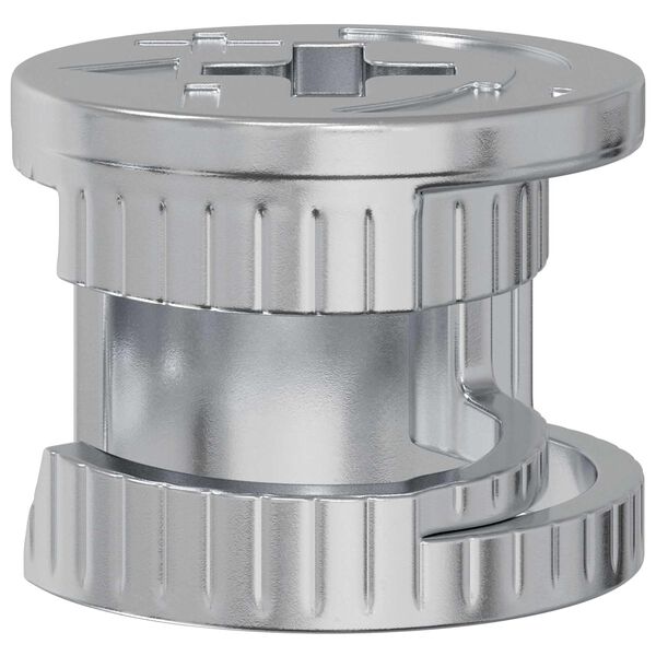 vidaXL Kammuttrar 4000 pcs Silver Metall