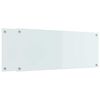 vidaXL K&ouml;ksskydd 2 st Vit 100 x 40 cm h&auml;rdat glas