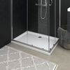 vidaXL Duschbrunnar 70 x 100 x 4 cm ABS