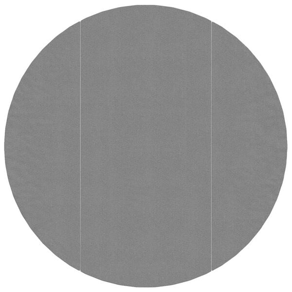 vidaXL Bottenmatta ljusgr&aring; &Oslash;366 cm polyester geotextil