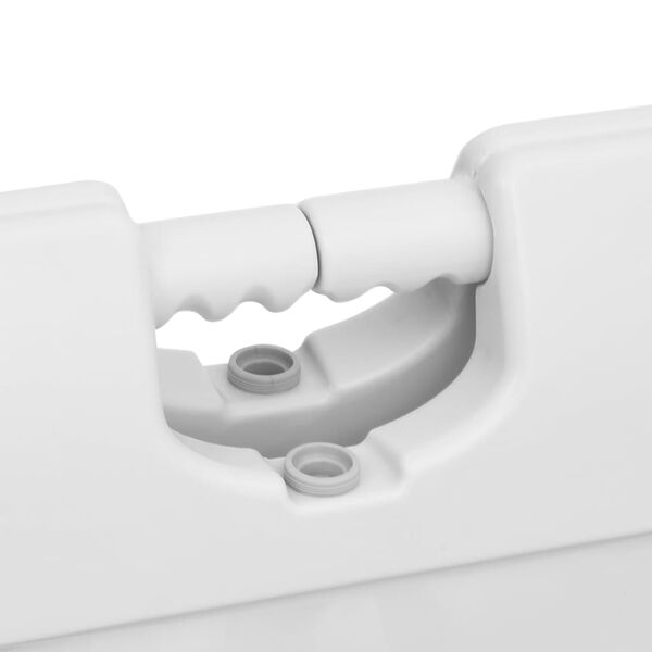 vidaXL Gatupratare A-design grå 45x7x84,5 cm HDPE